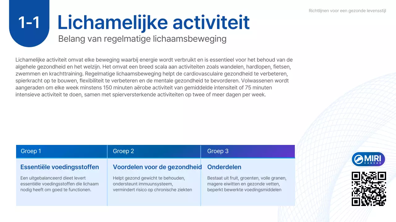 handleiding blauw basisprogramma voor lichaamsbeweging
