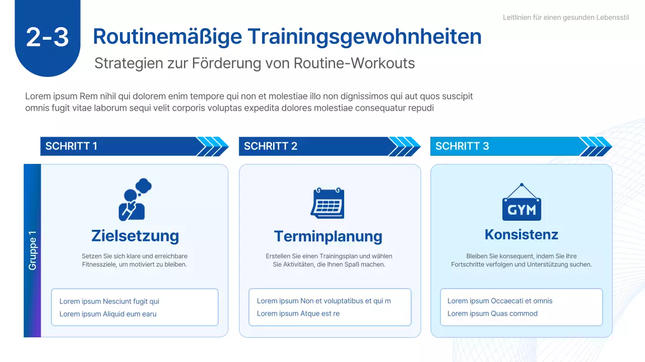 Handbuch für das blaue Basisprogramm für körperliche Aktivität