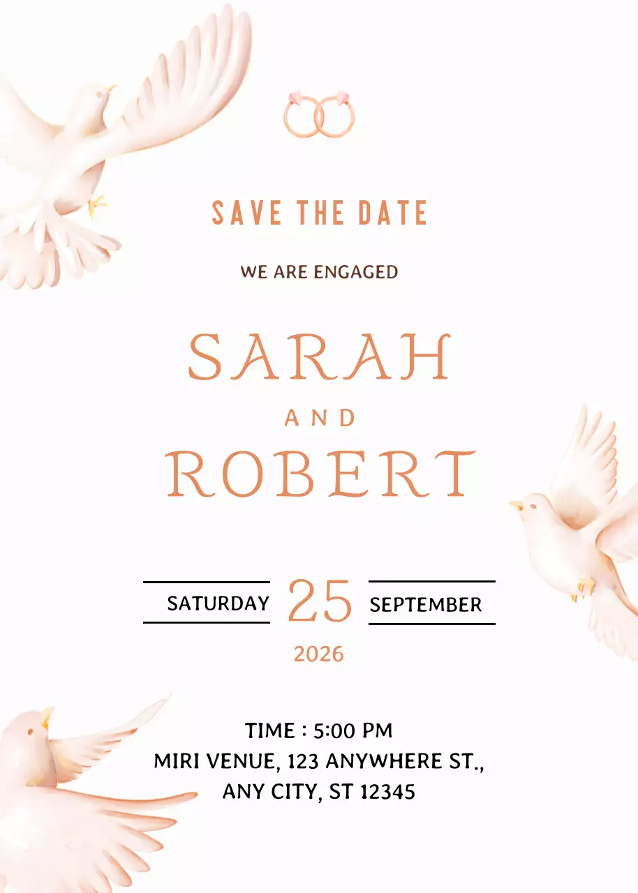 Undangan Pengumuman Keterlibatan Minimal Gading