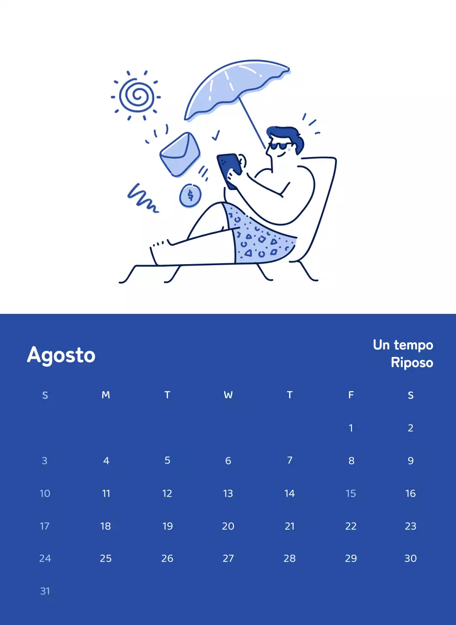 Calendari con illustrazioni colorate ed emozionali