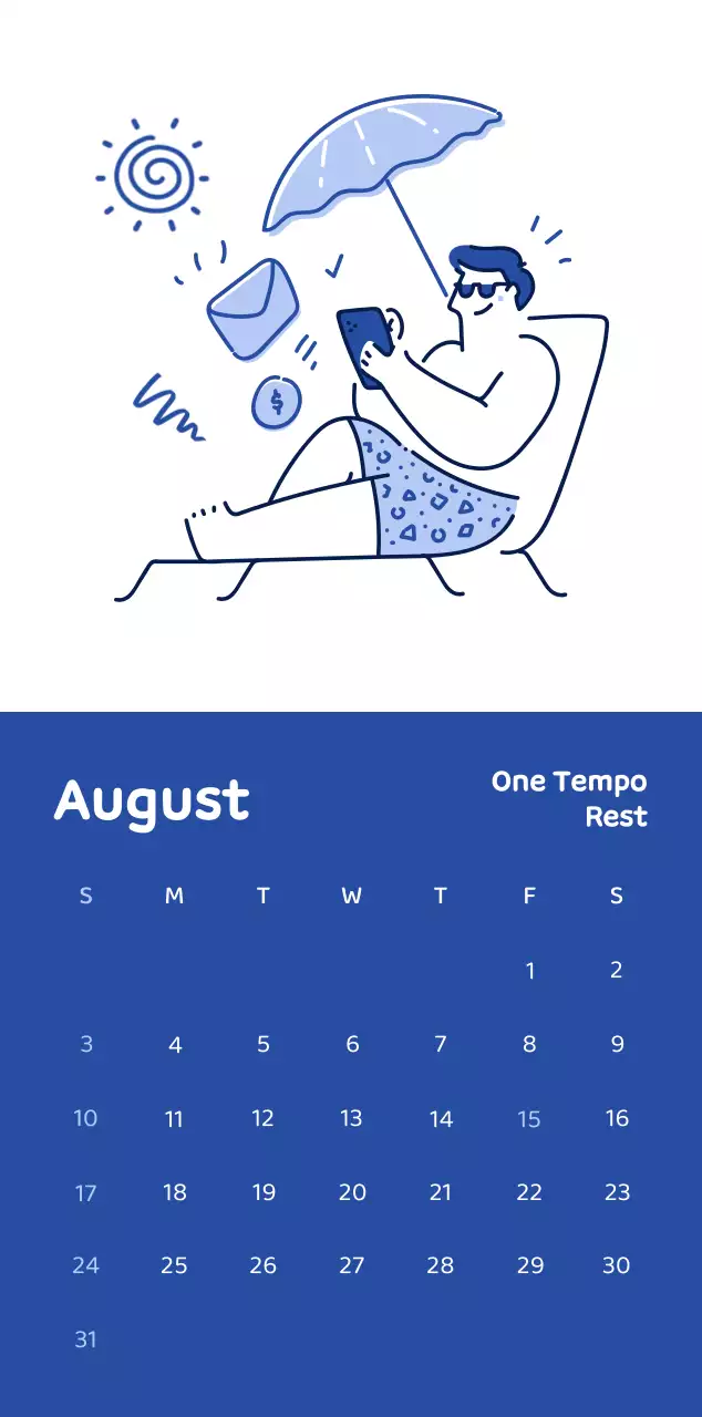 Calendars with colorful, emotional illustrations