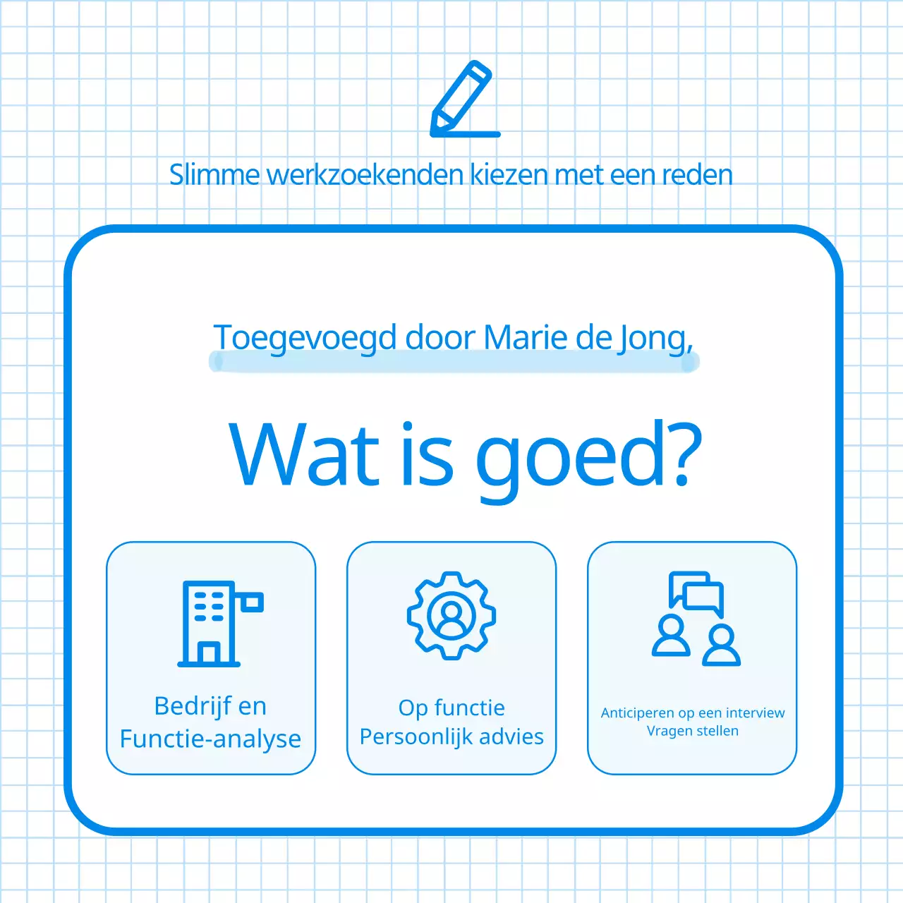 Blue's eenvoudige herzieningsstrategie voor persoonlijke verklaringen