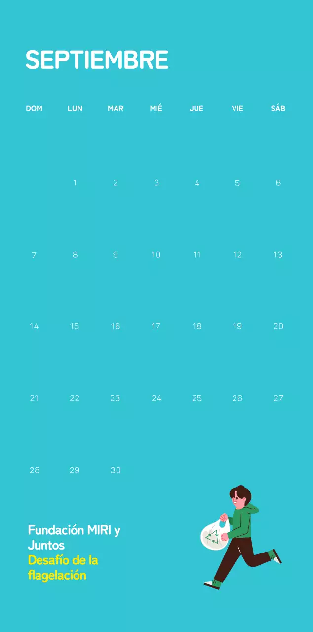 Una fundación social que celebra las fiestas con coloridas ilustraciones de personas y el planeta.