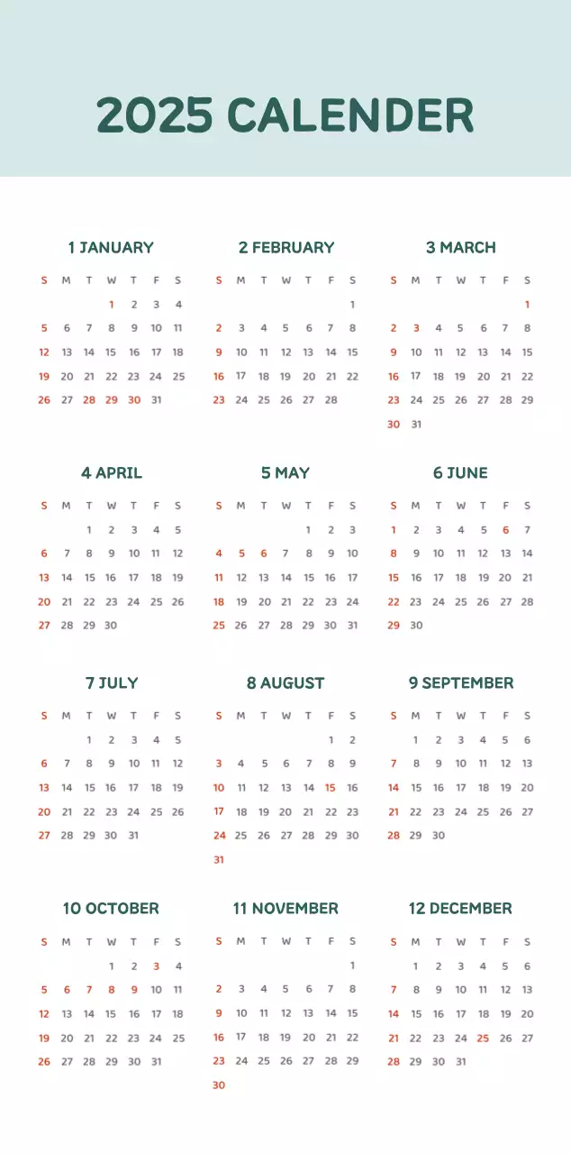 Calendars with colorful, emotional illustrations