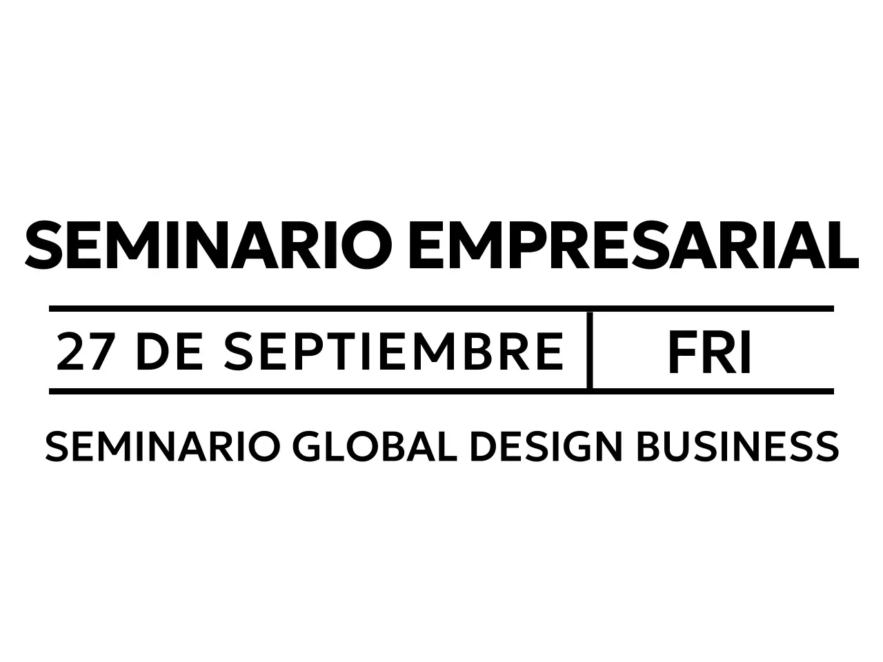 Promocione seminarios empresariales con un aspecto limpio