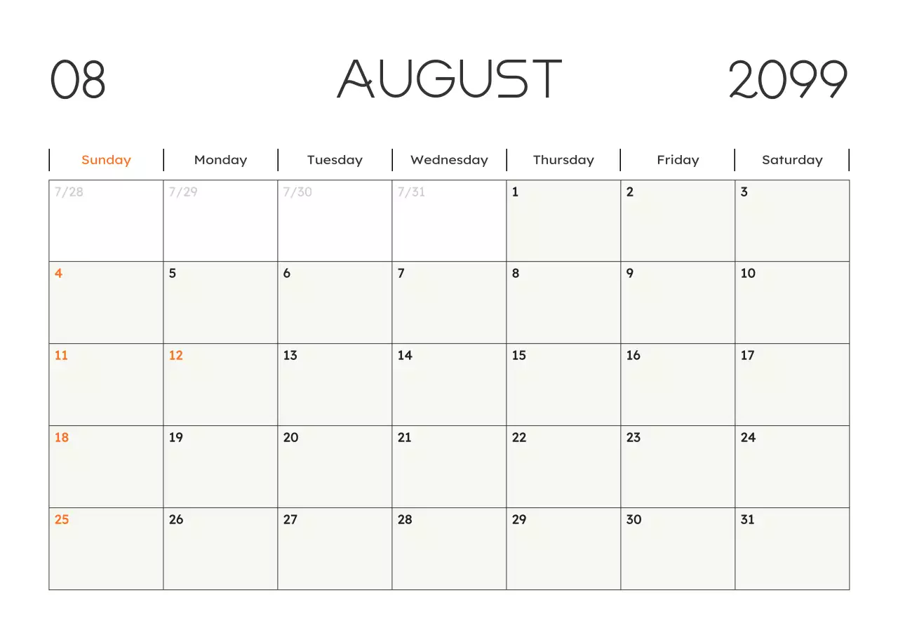 白 シンプル カレンダー 予定表 ポスター