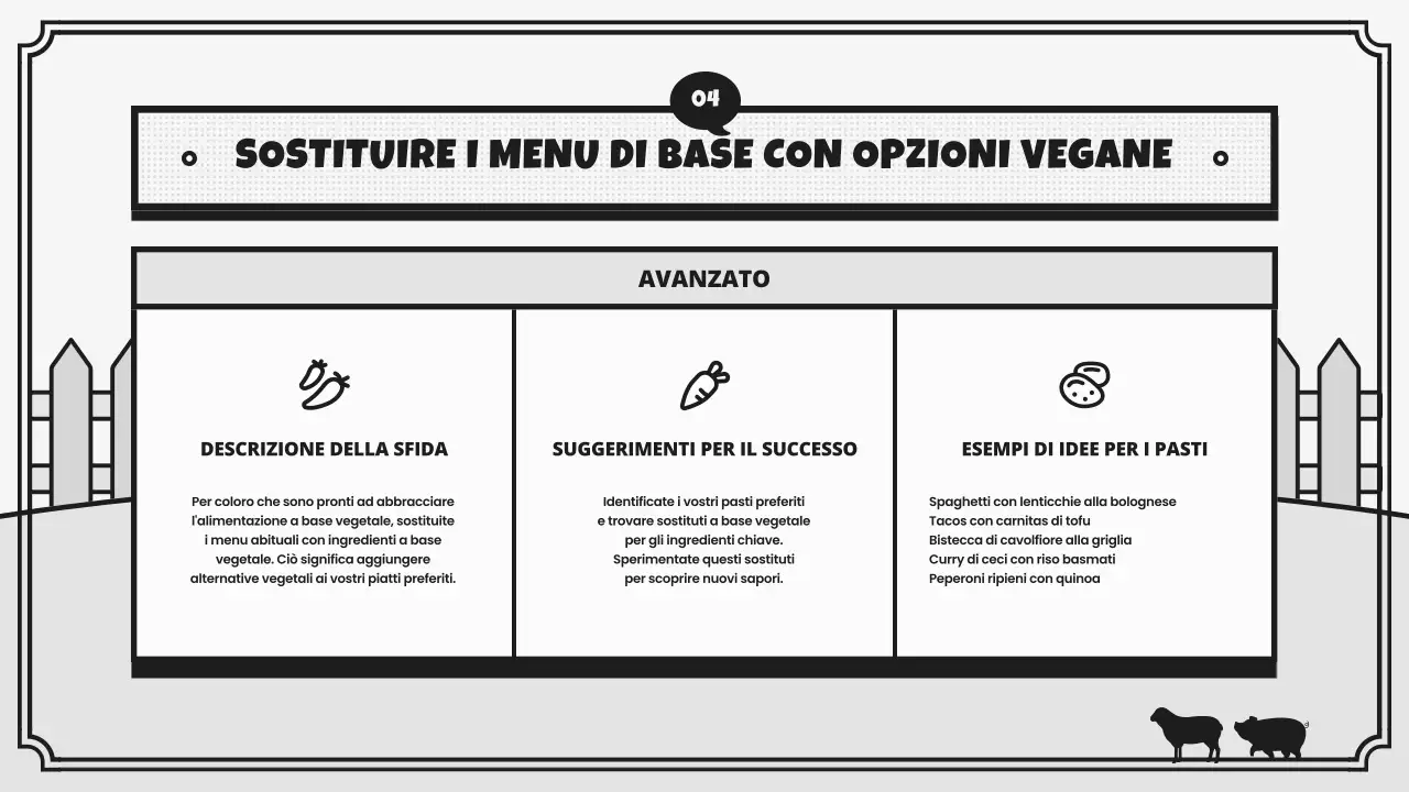 Campagna retro della Giornata Mondiale Vegana in grigio e nero