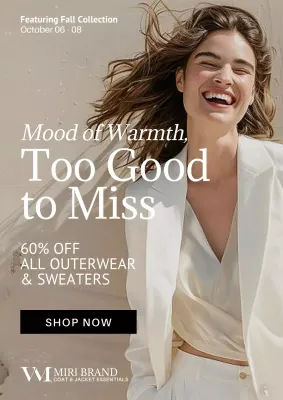 White Modern Fashion Promotion Poster