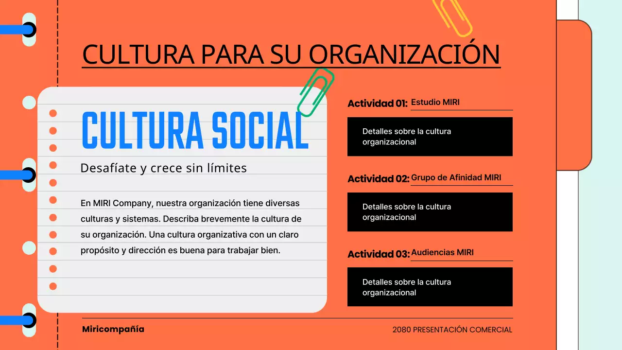 Una introducción kitsch al libro de cultura corporativa en azul claro y naranja