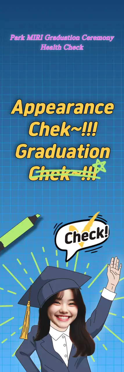 Faixas divertidas com bonés de formatura ilustrados