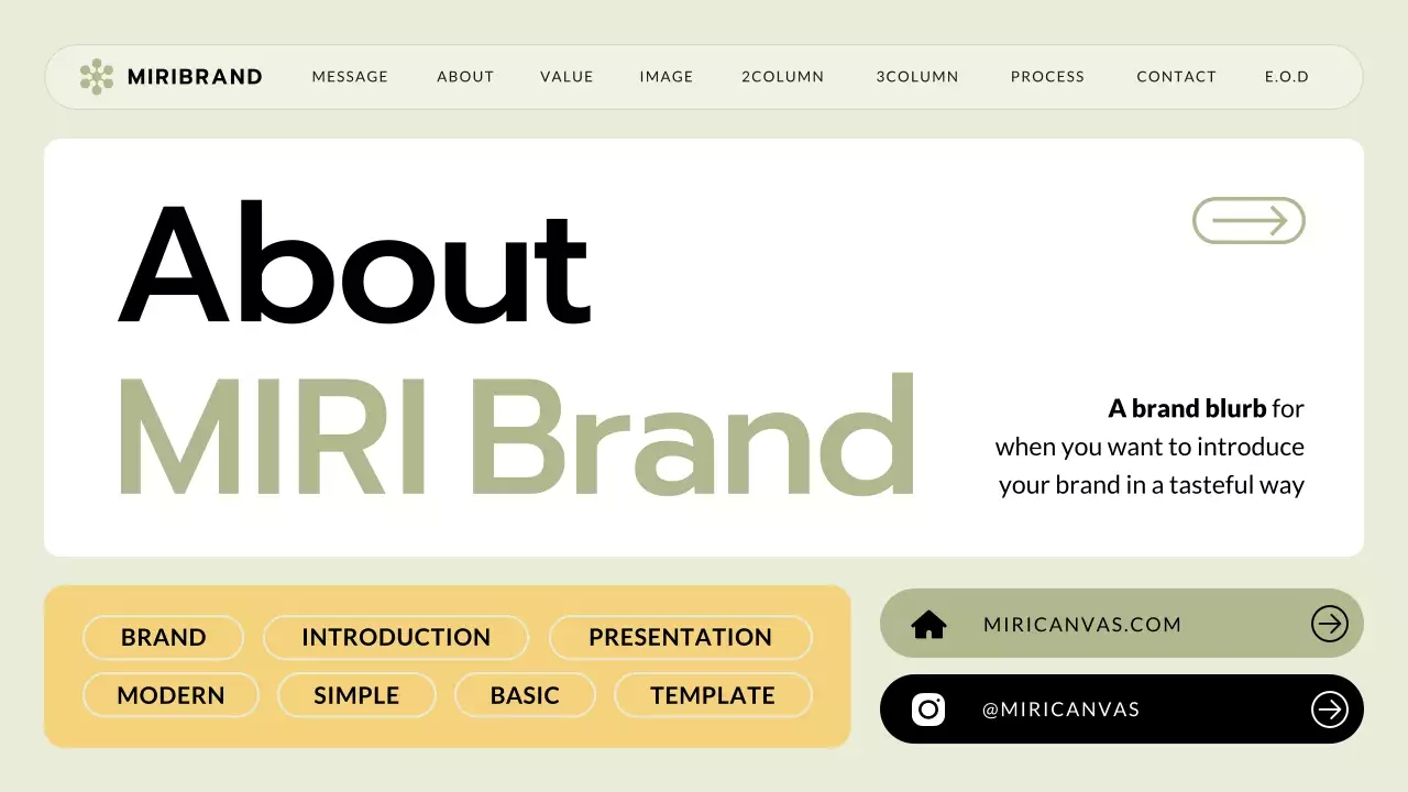 Beige Minimal Brand Presentation
