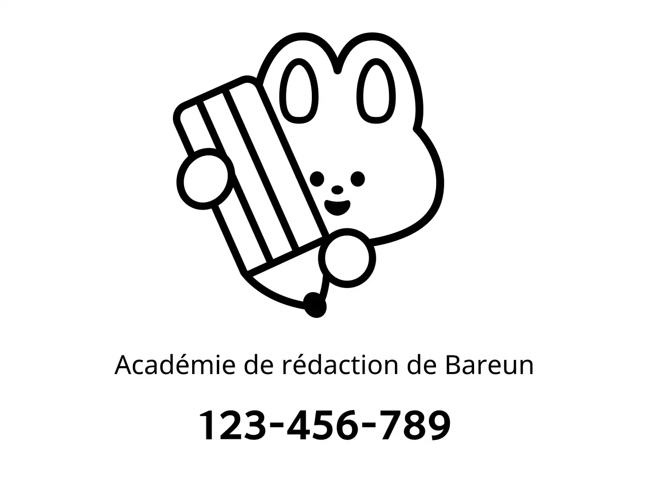 Faites la promotion de votre école de rédaction d'essais avec un look propre