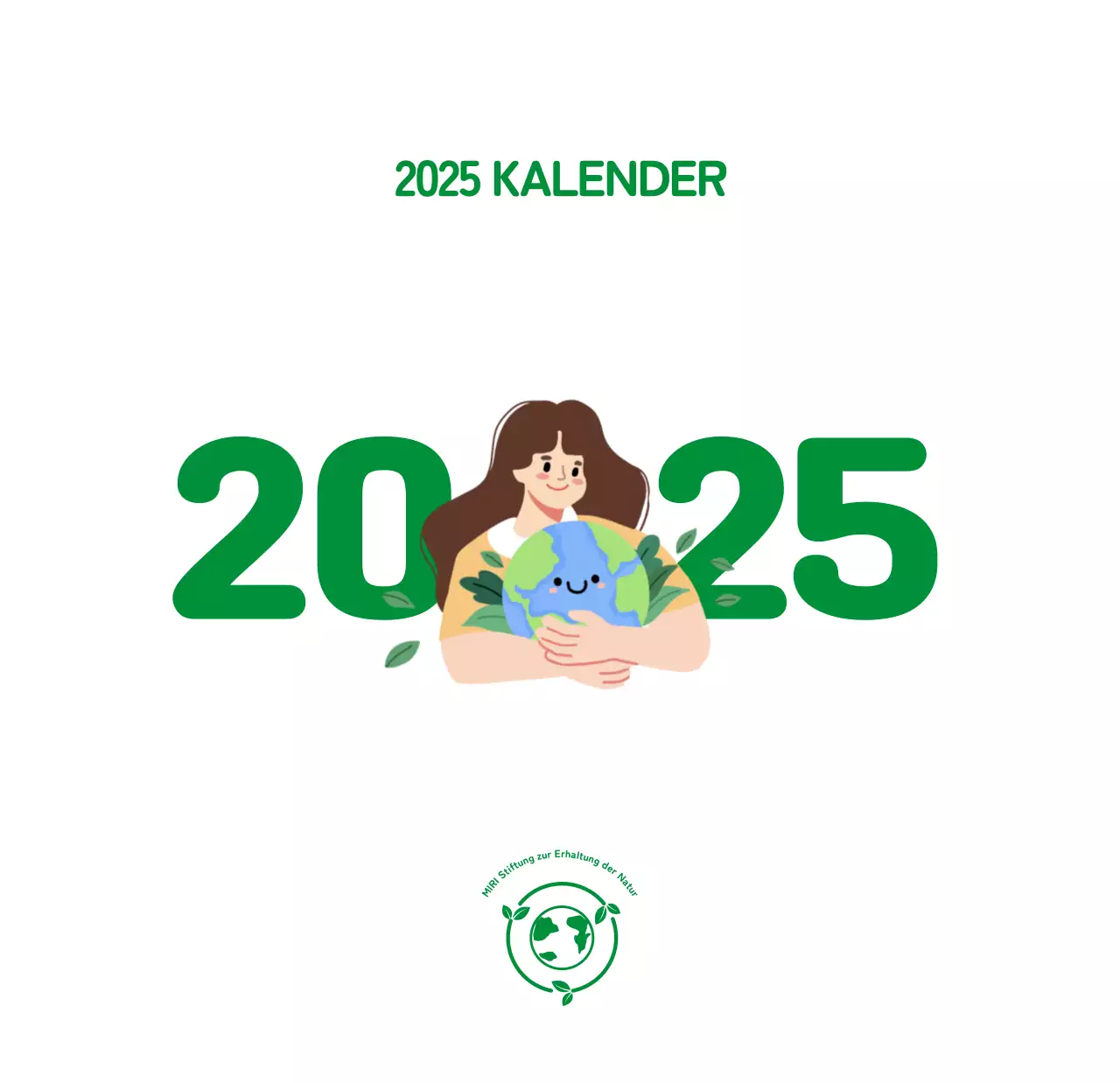 Eine soziale Stiftung, die die Weihnachtszeit mit farbenfrohen Illustrationen von Menschen und dem Planeten feiert.