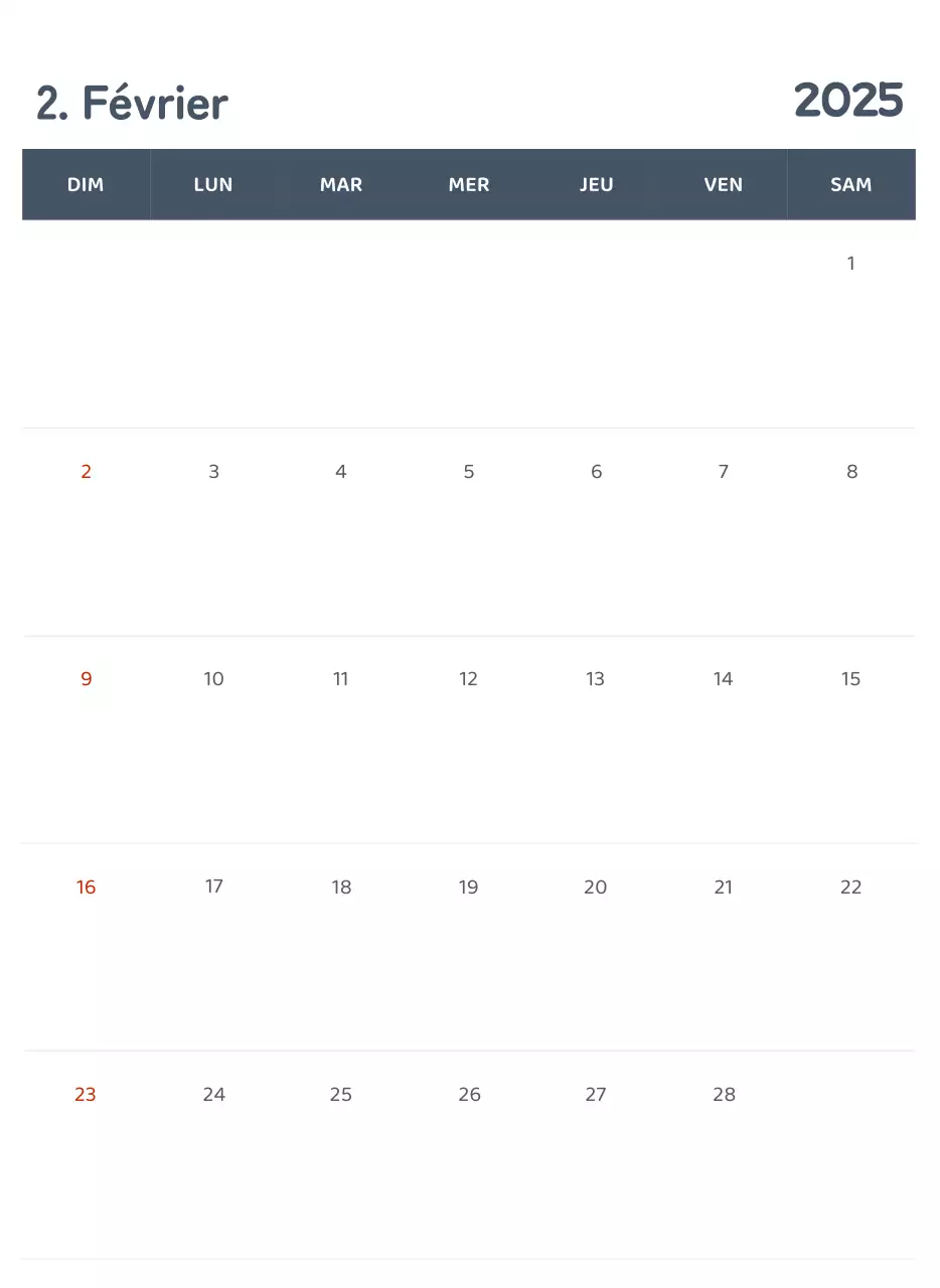 Calendriers avec illustrations colorées et émotionnelles