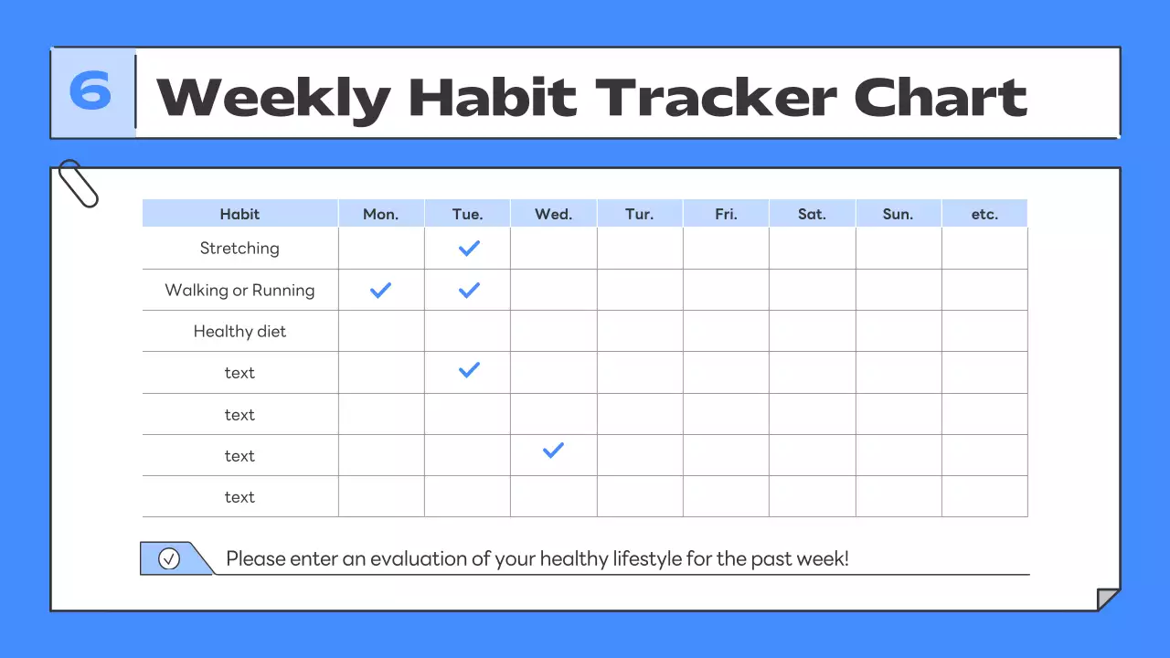 Blue Modern Fitness Guideline Presentation