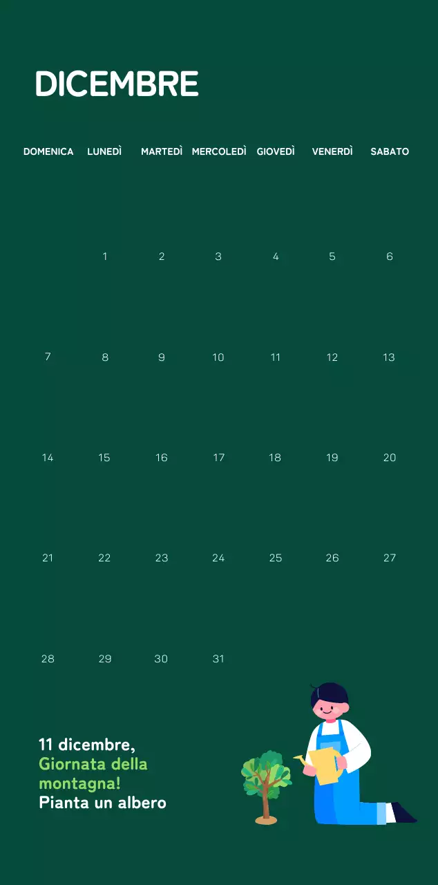 Una fondazione sociale che celebra le festività natalizie con illustrazioni colorate di persone e del pianeta.