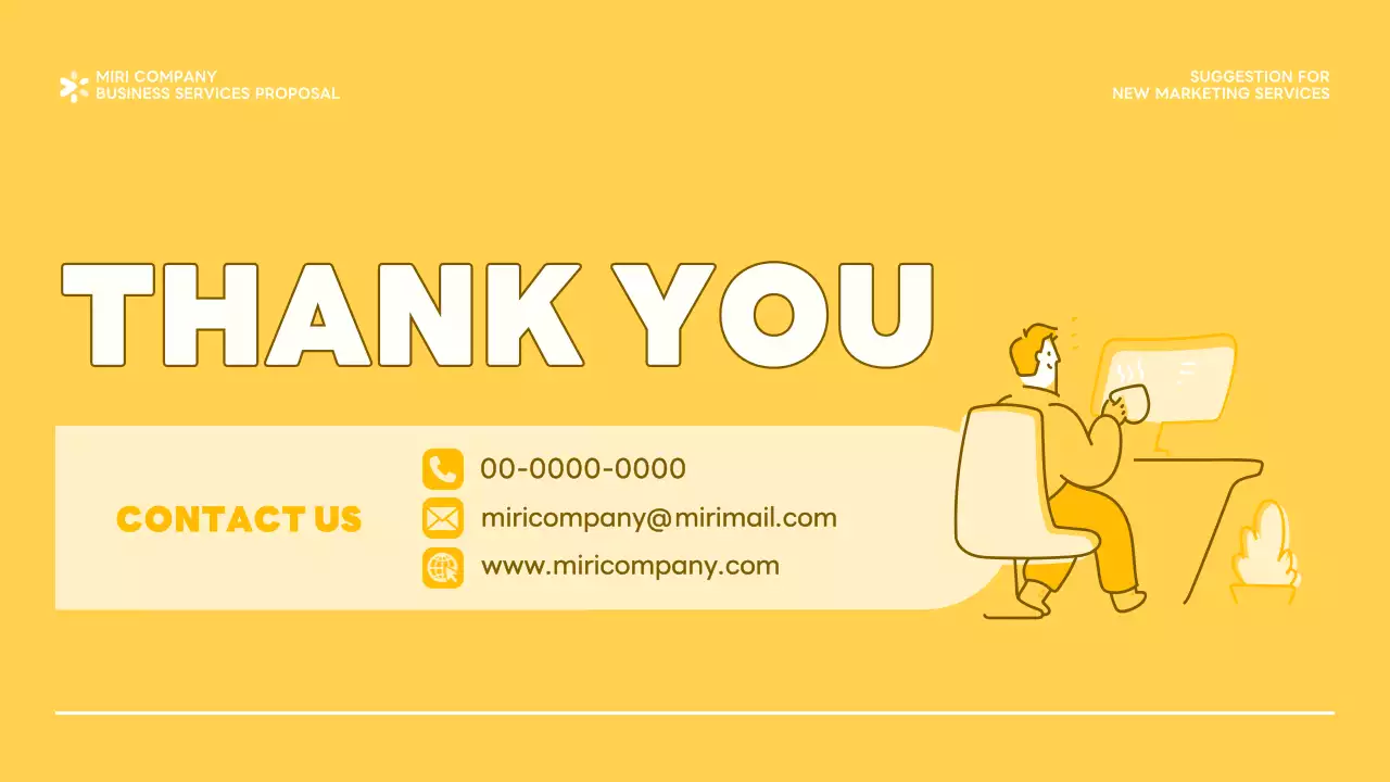 黄色 シンプル ビジネス 提案書 プレゼンテーション