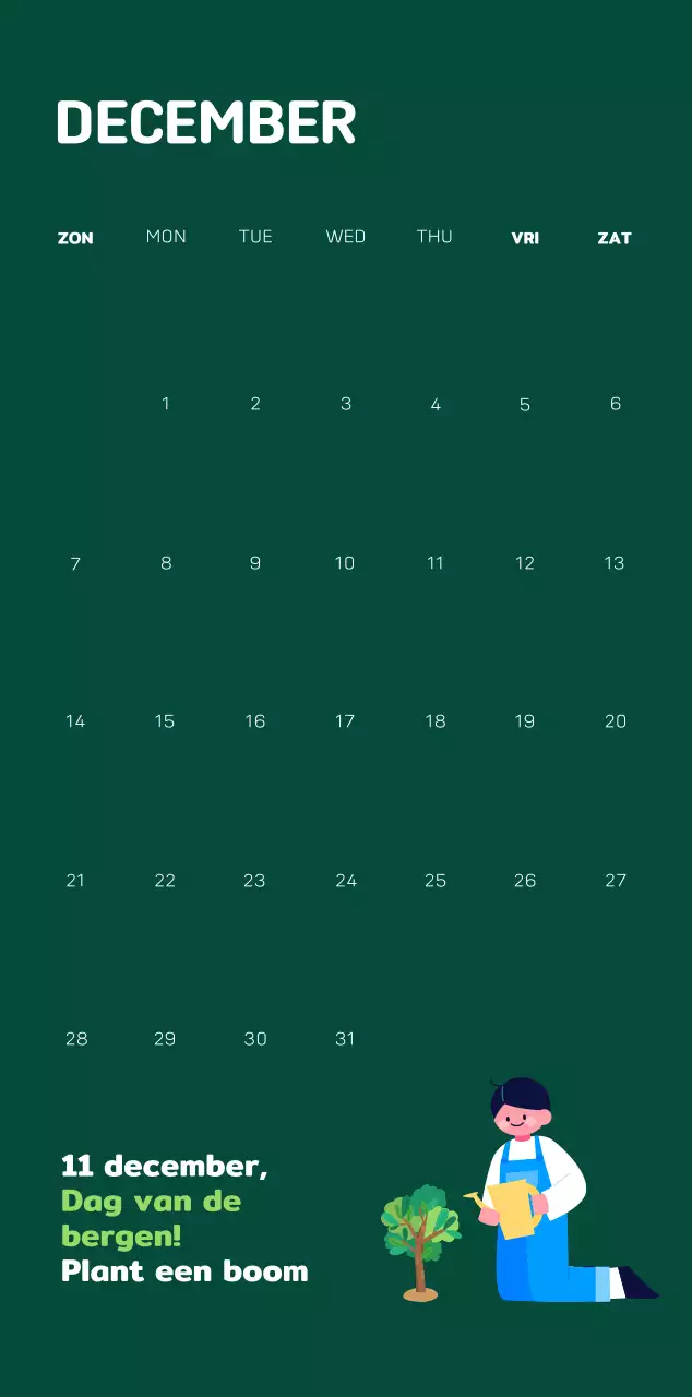 Een sociale stichting die de feestdagen viert met kleurrijke illustraties van mensen en de planeet.