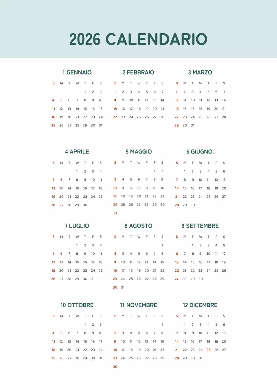 Calendari con illustrazioni colorate ed emozionali