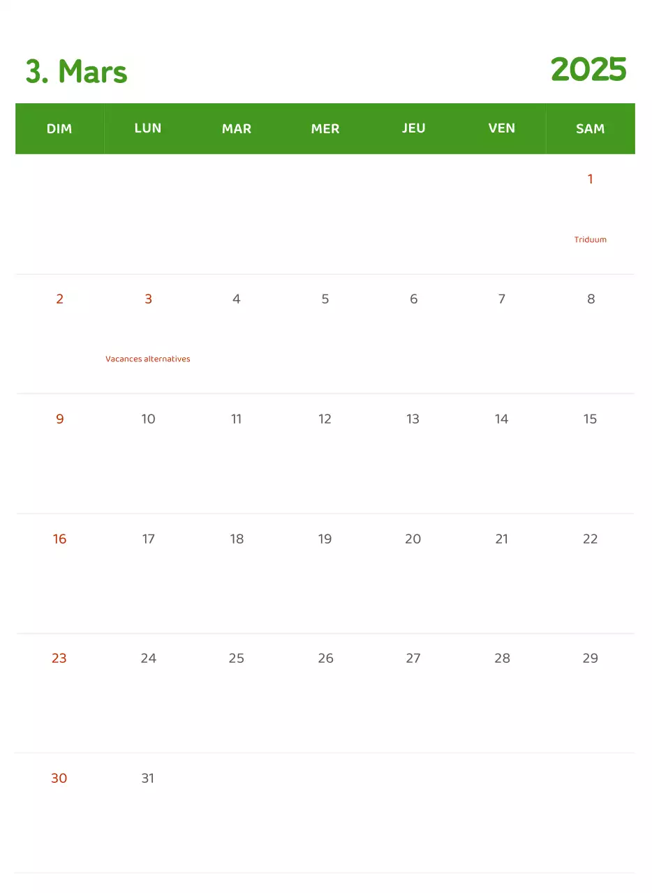 Calendriers avec illustrations colorées et émotionnelles