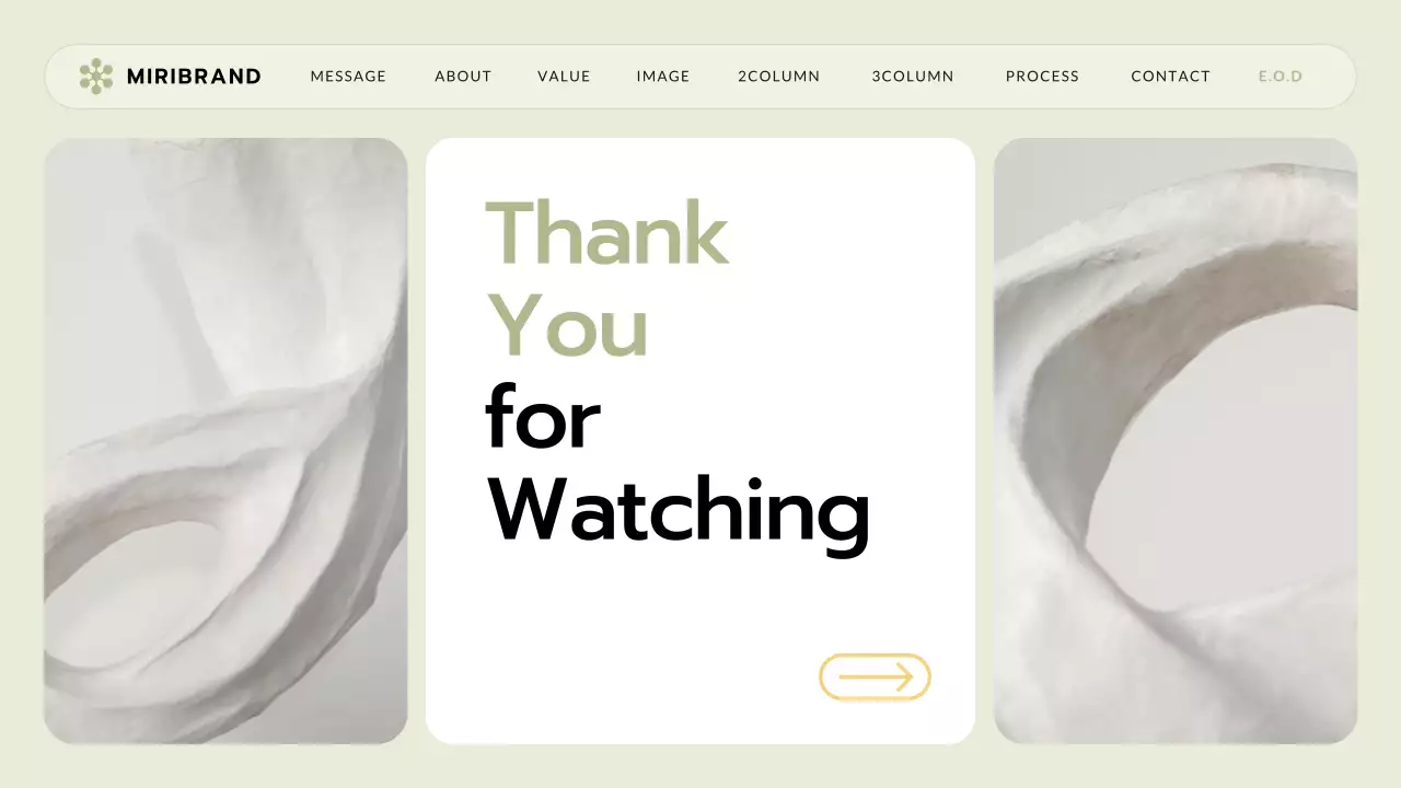 Trình bày thương hiệu tối giản màu be