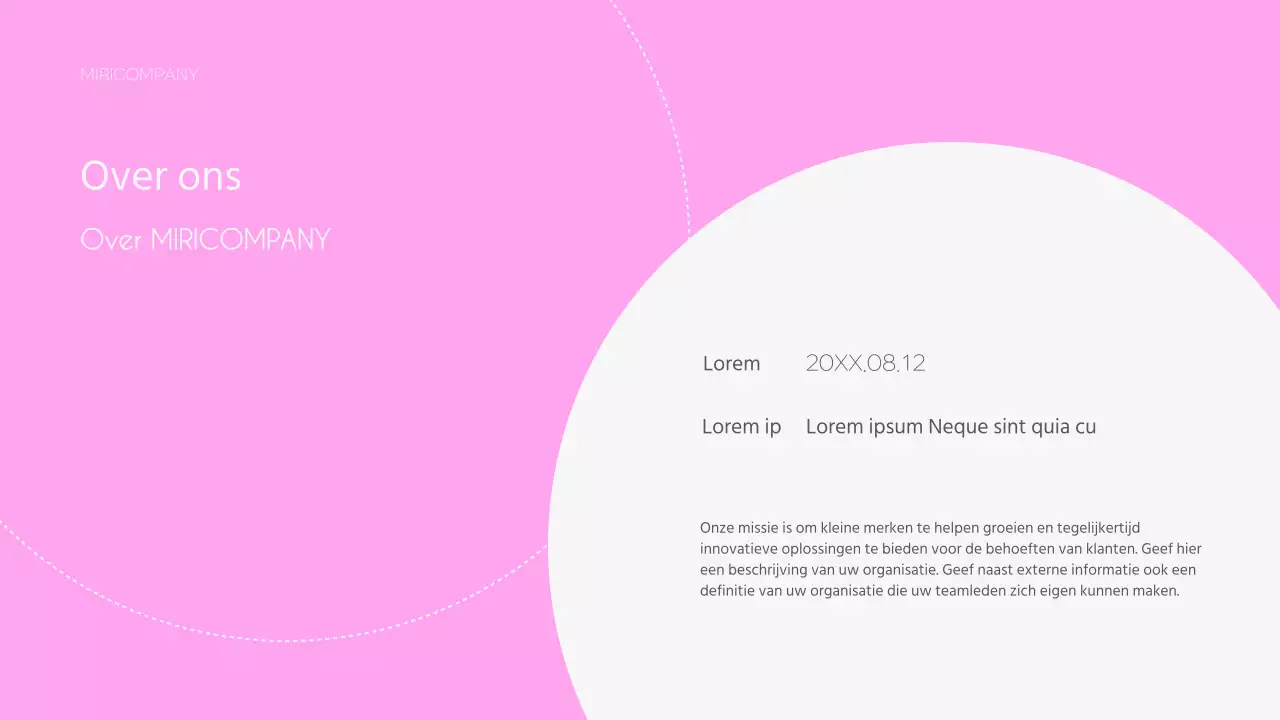 Een eenvoudig roze en grijs cultuurboek als inleiding