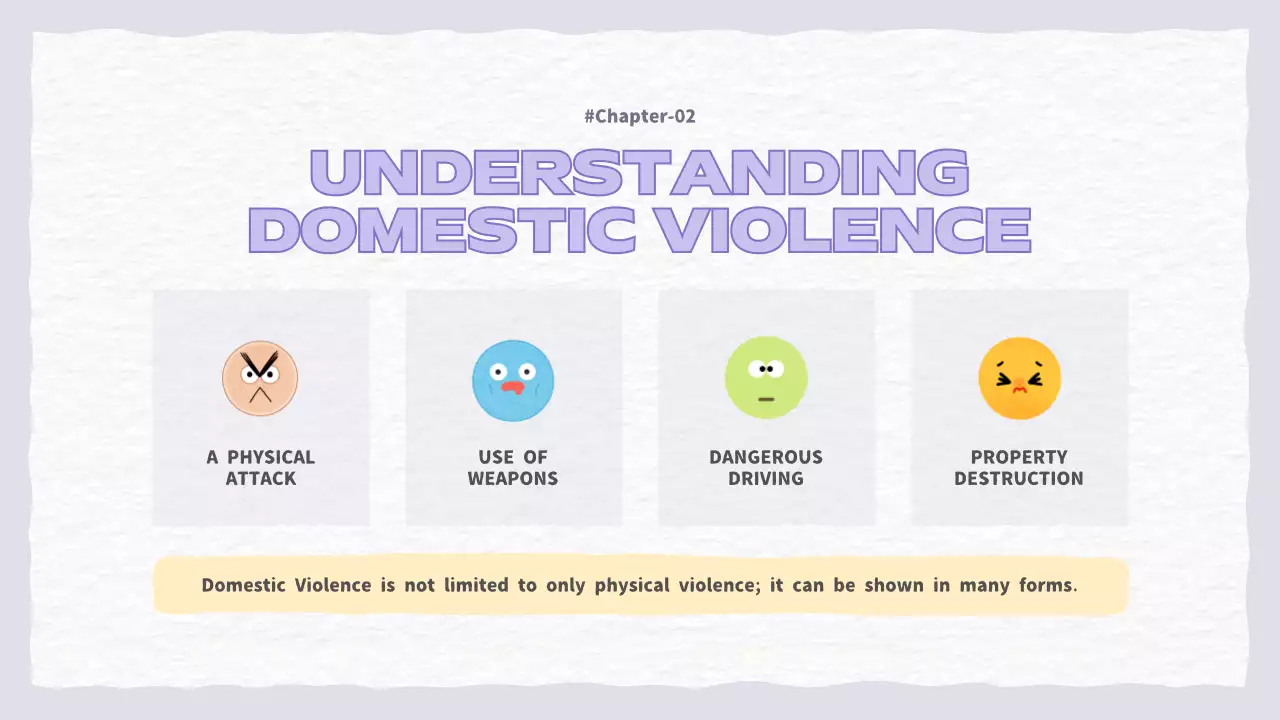 Purple Simple Awareness Announcement Presentation