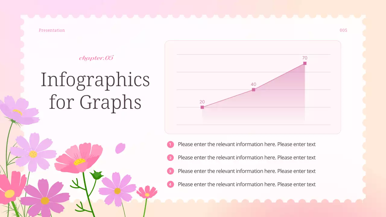 핑크 플로럴 문서 프레젠테이션