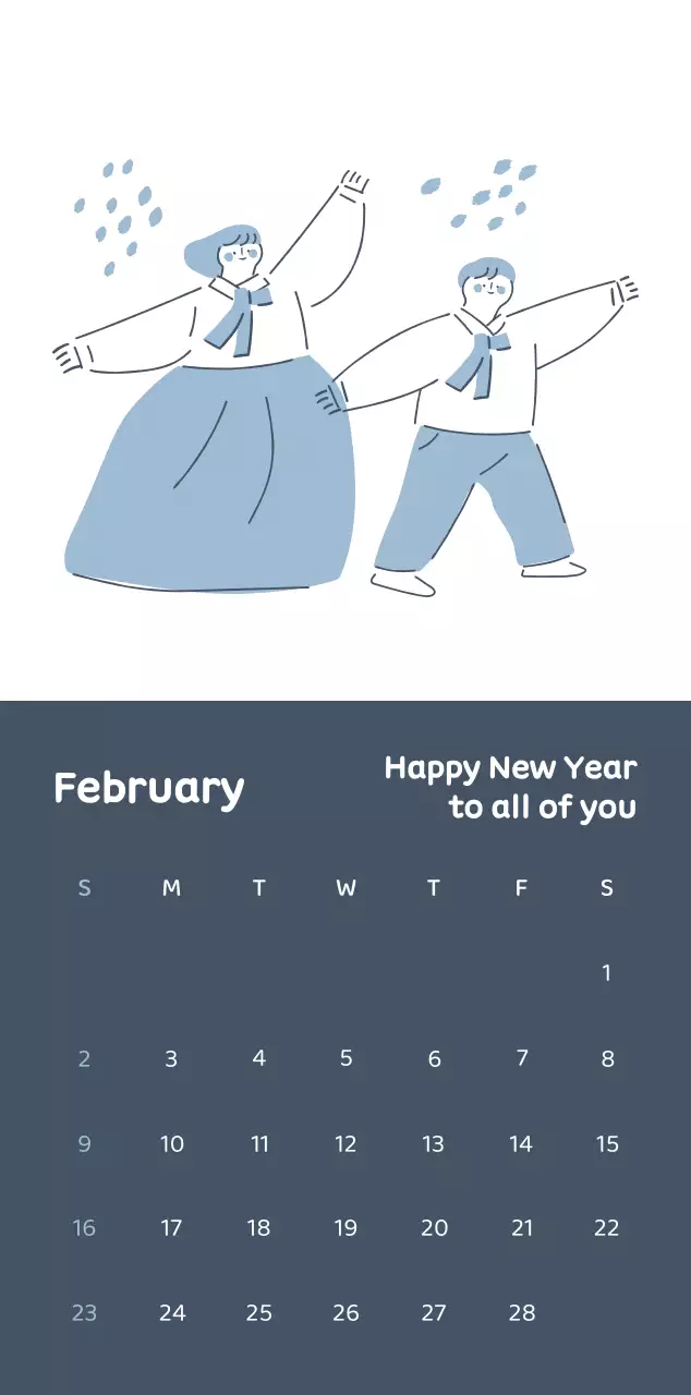 Calendars with colorful, emotional illustrations