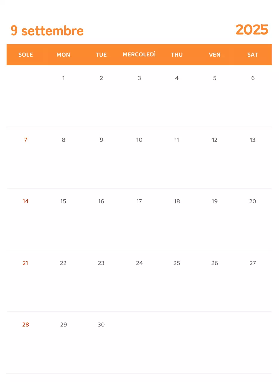 Calendari con illustrazioni colorate ed emozionali