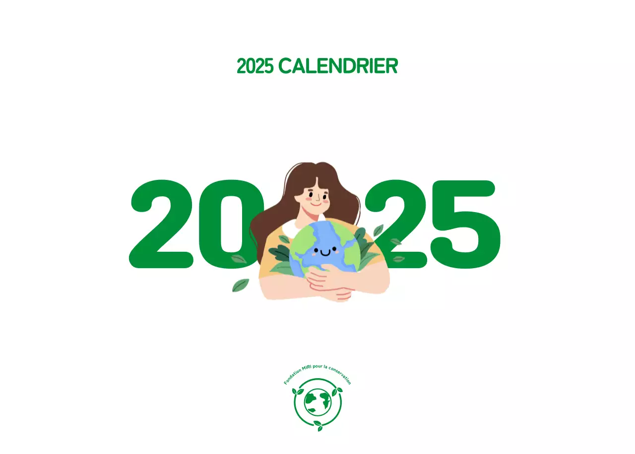 Une fondation sociale qui célèbre les fêtes de fin d'année avec des illustrations colorées de personnes et de la planète.