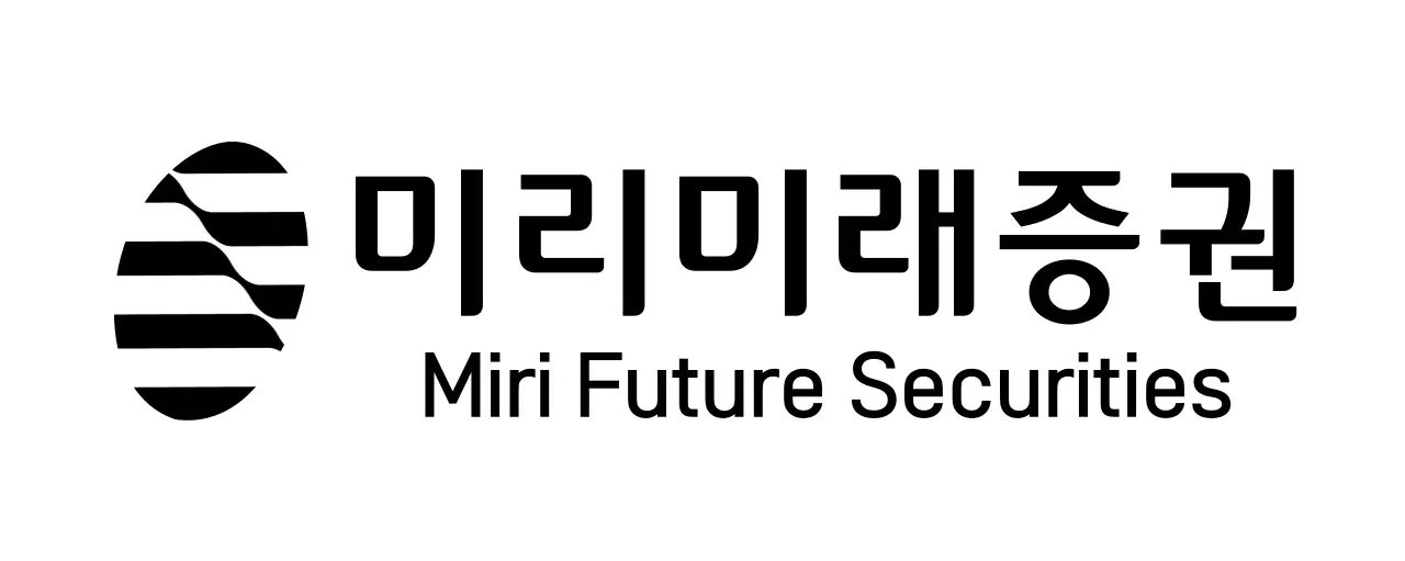 흑백 모던 금융 회사 로고