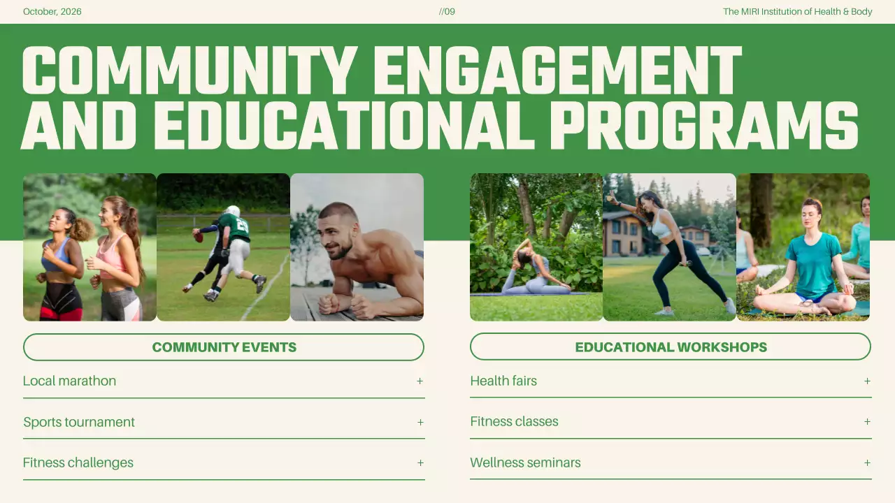 Green Modern Fitness Guide Presentation