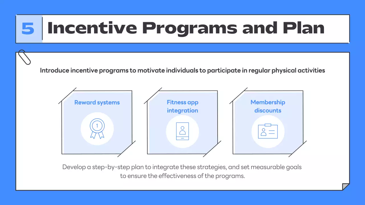 Blue Modern Fitness Guideline Presentation