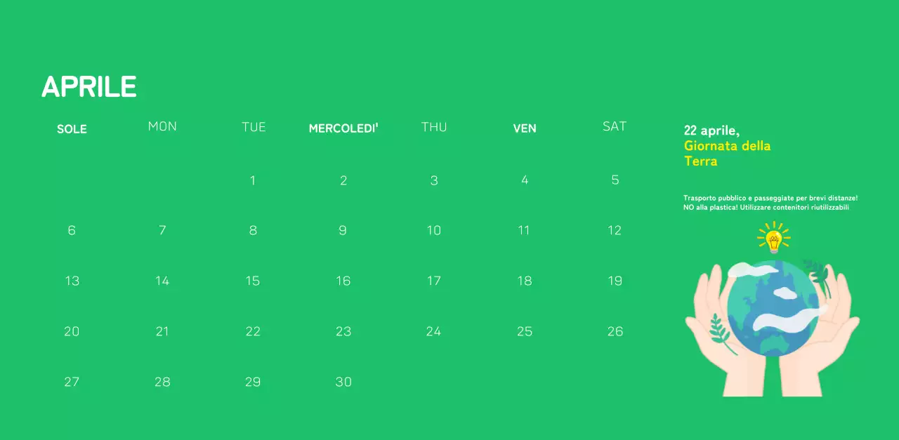 Una fondazione sociale che celebra le festività natalizie con illustrazioni colorate di persone e del pianeta.