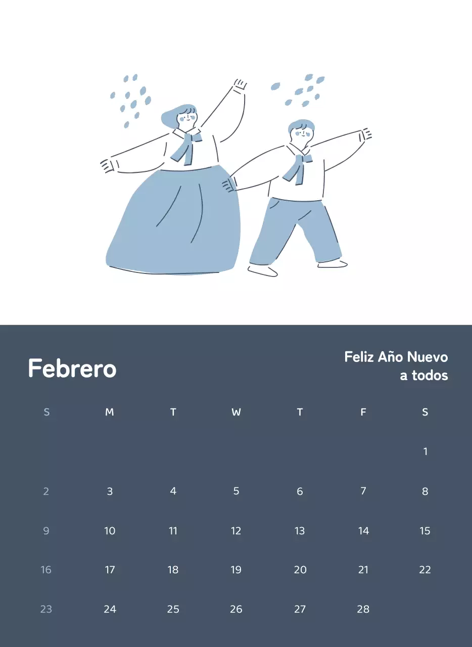 Calendarios con ilustraciones coloristas y emotivas