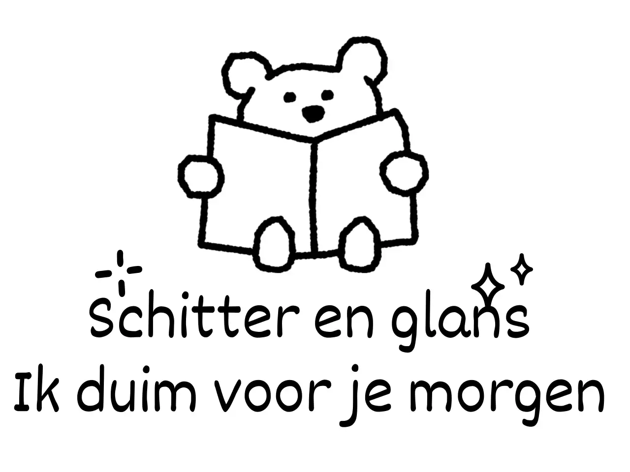 Promoot met leuke en bemoedigende zinnen