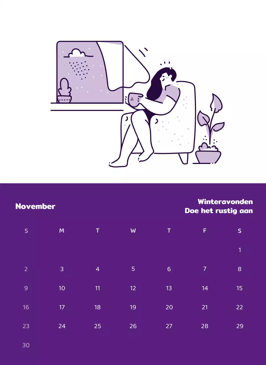 Kalenders met kleurrijke en emotionele illustraties