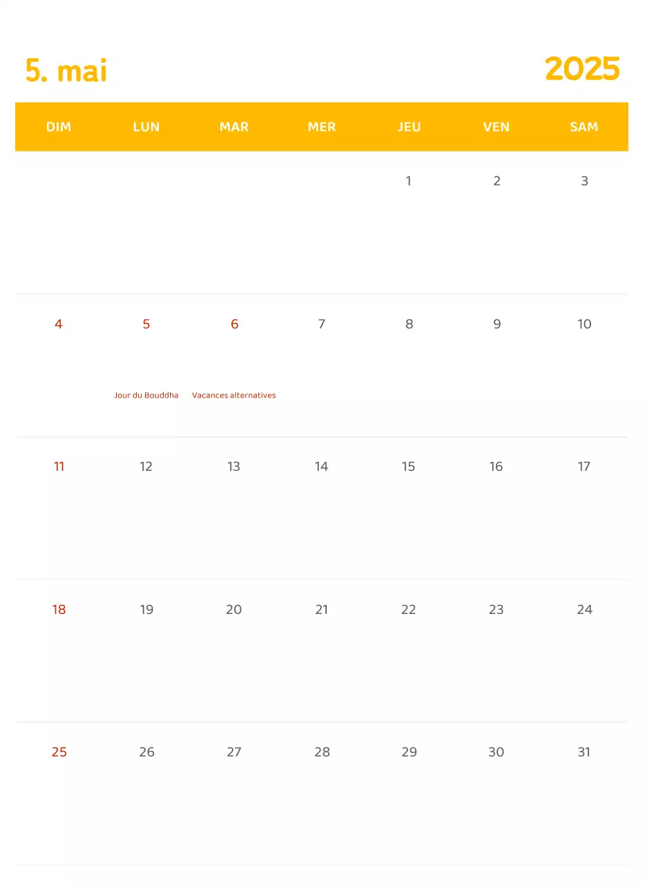 Calendriers avec illustrations colorées et émotionnelles