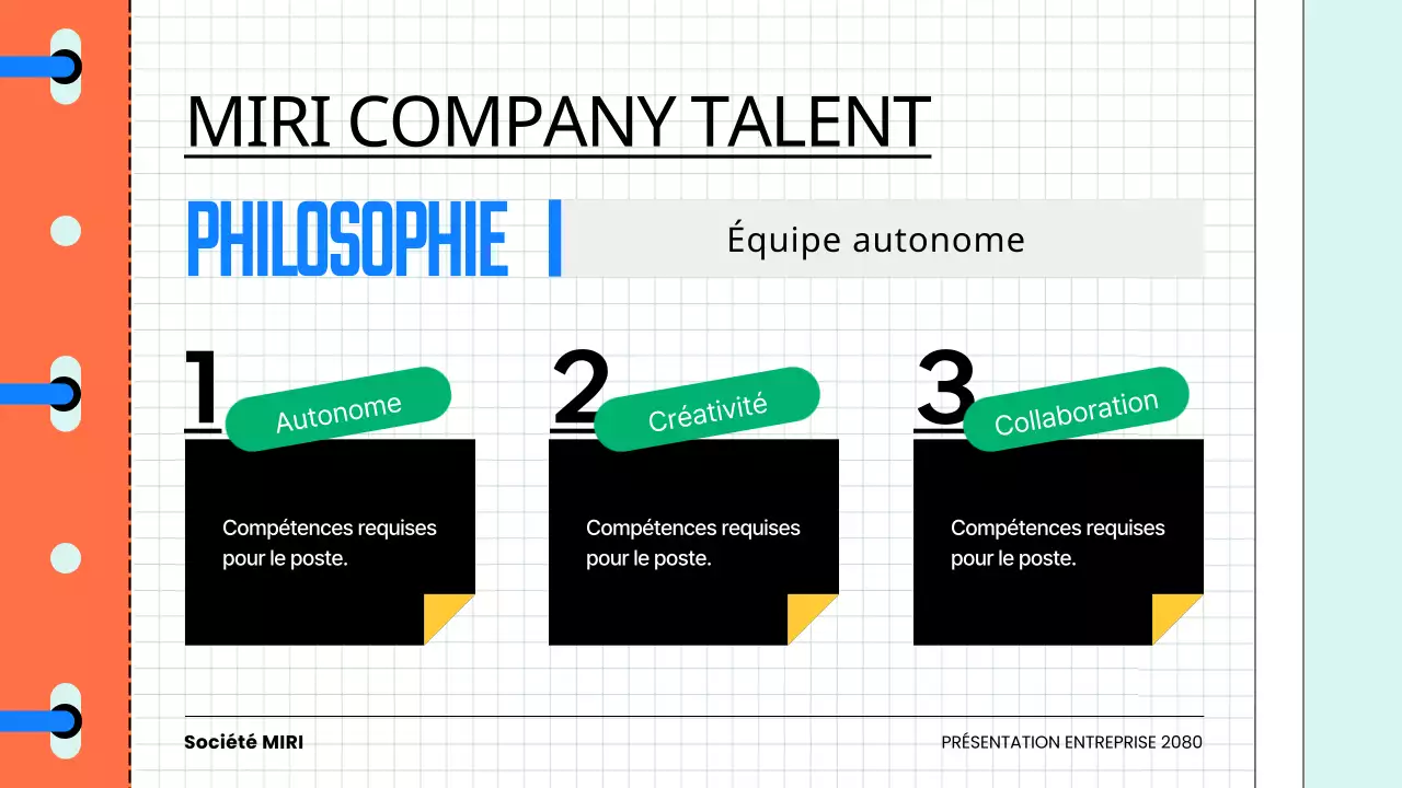 Une introduction kitsch au livre sur la culture d'entreprise en bleu clair et orange