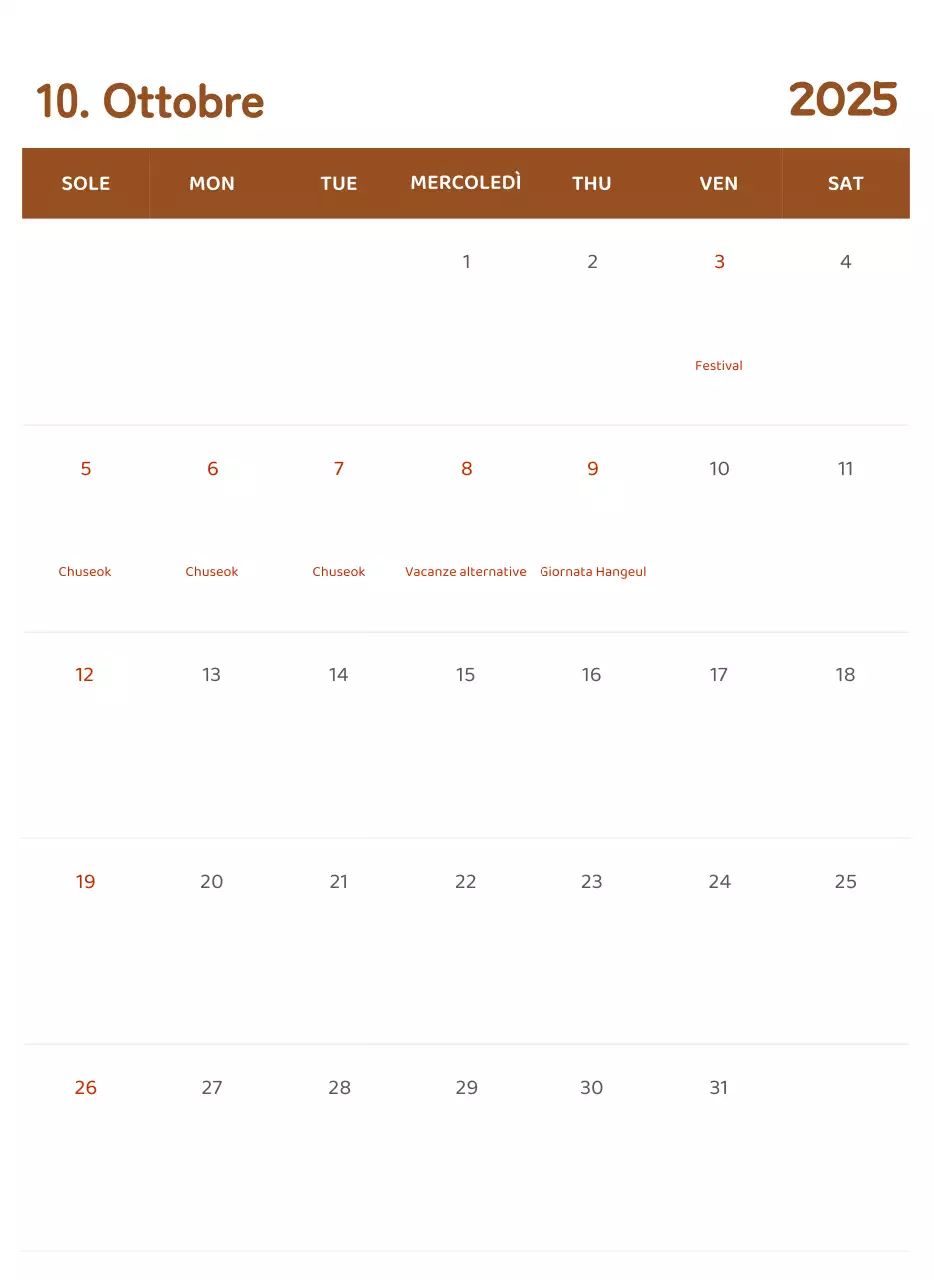 Calendari con illustrazioni colorate ed emozionali