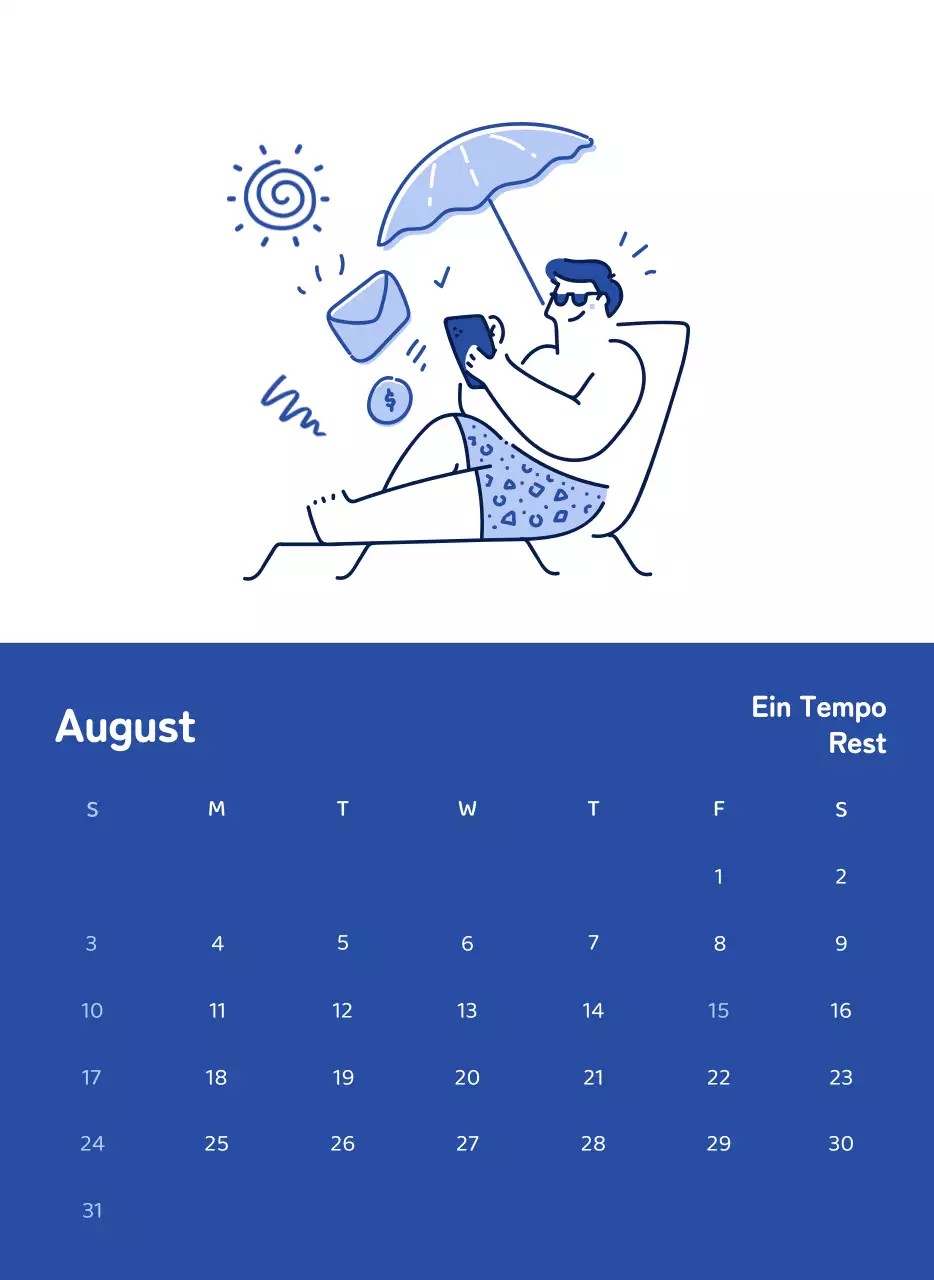 Kalender mit farbenfrohen und emotionalen Illustrationen