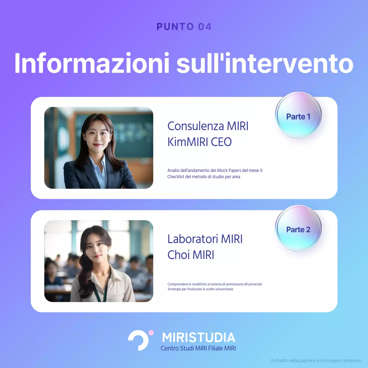 Promuovete il briefing di analisi del test simulato di ispirazione cibernetica in viola e azzurro.