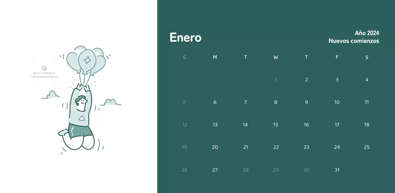 Calendarios con ilustraciones coloristas y emotivas