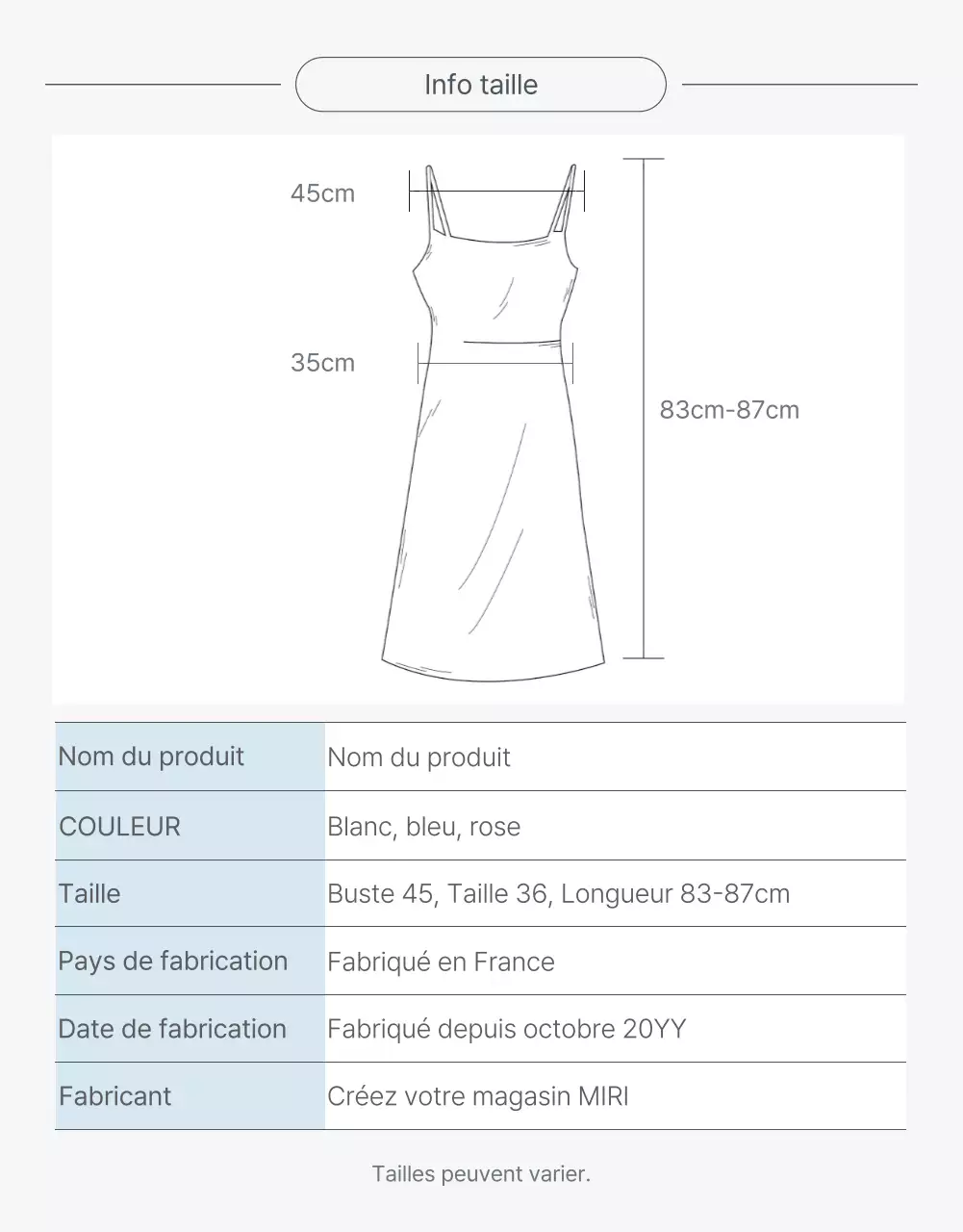 Concept d'emoji de vacances d'été en bleu et bleu clair pour promouvoir la mode