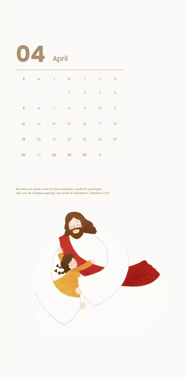 Ein Andachtskalender mit gemütlichen Illustrationen und Bibelversen auf hellblauem Hintergrund