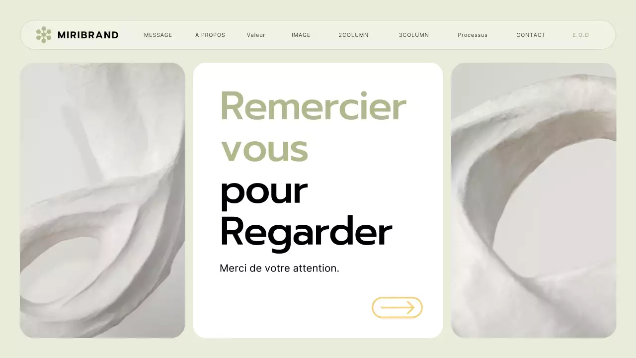 Un briefing sur la marque d'une petite entreprise avec un style d'interface utilisateur vert lime et jaune