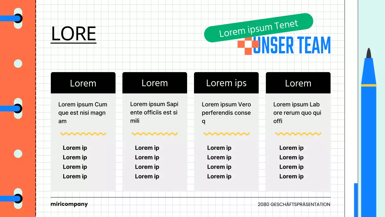 Eine kitschige Buchvorstellung der Unternehmenskultur in Hellblau und Orange