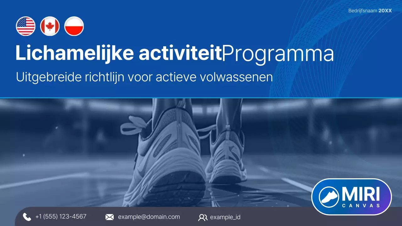 handleiding blauw basisprogramma voor lichaamsbeweging