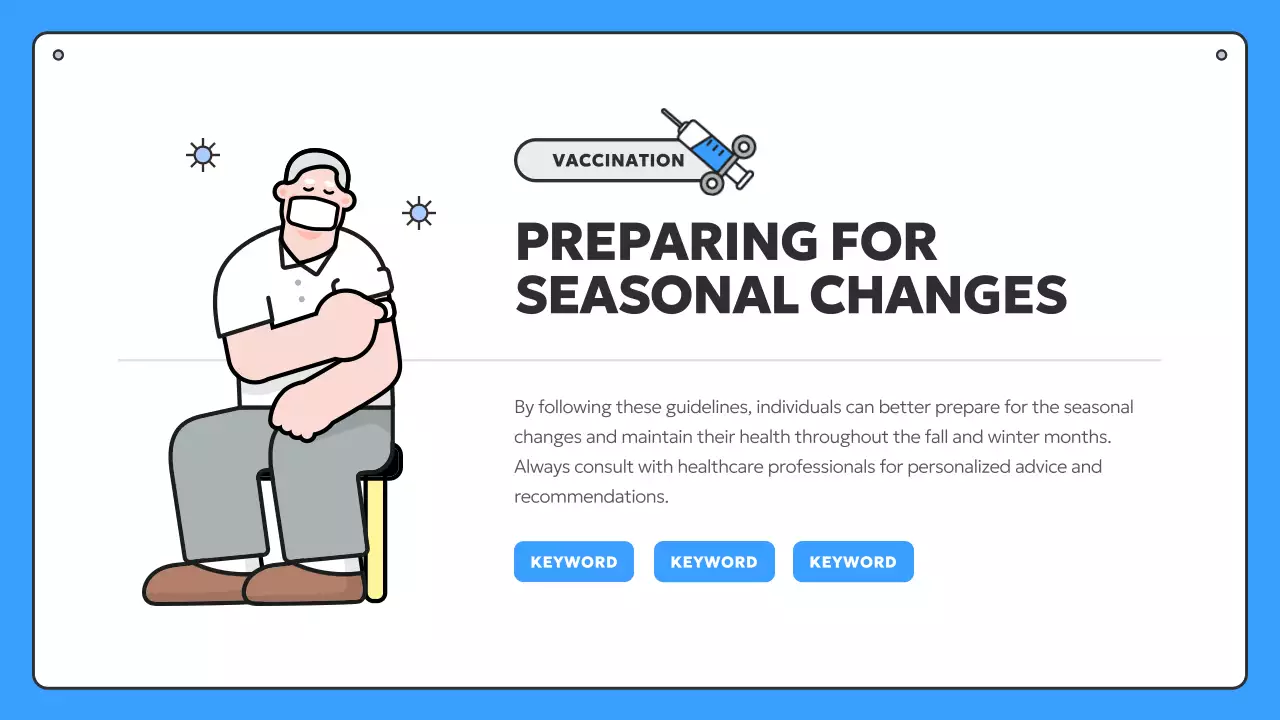 Blue Modern Healthcare Guide Presentation